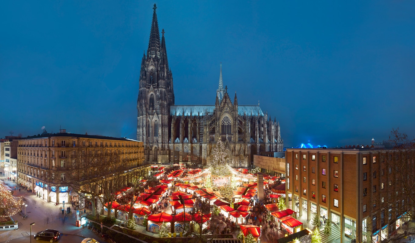 Der Weihnachtsmarkt am Kölner Dom