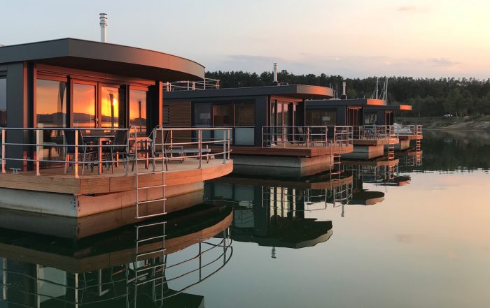 Floating Village Brombachsee Außenansicht