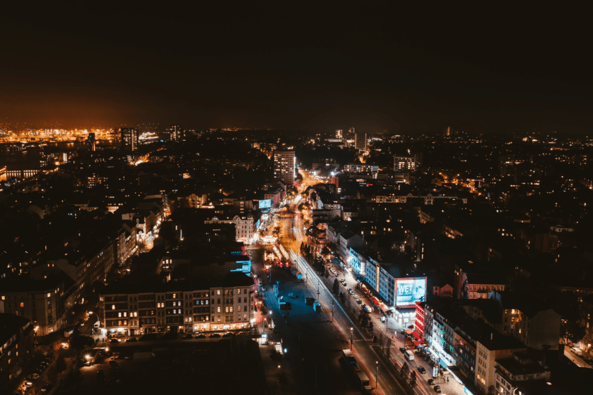 Reeperbahn bei Nacht