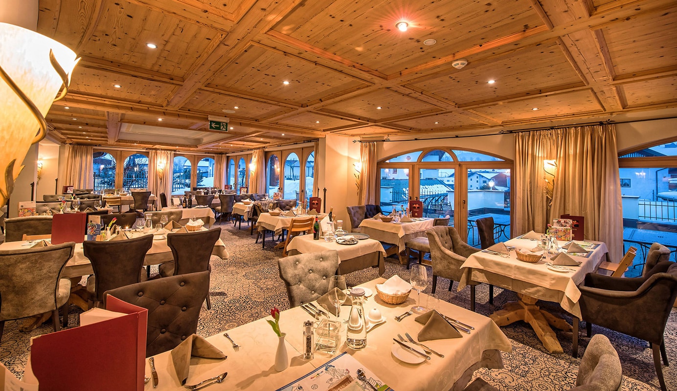 Restaurant im Hotel Alpenrose