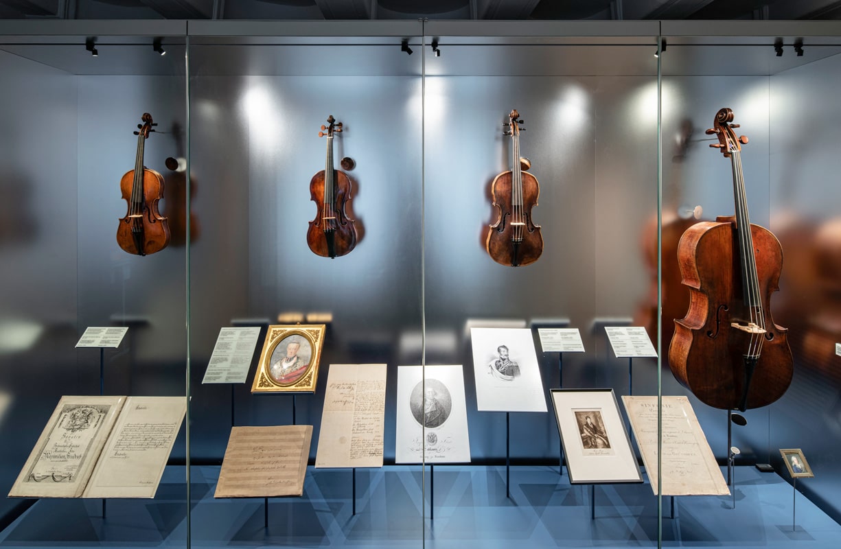 Beethoven-Haus, Museum, Beethovens Streichquartett-Instrumente