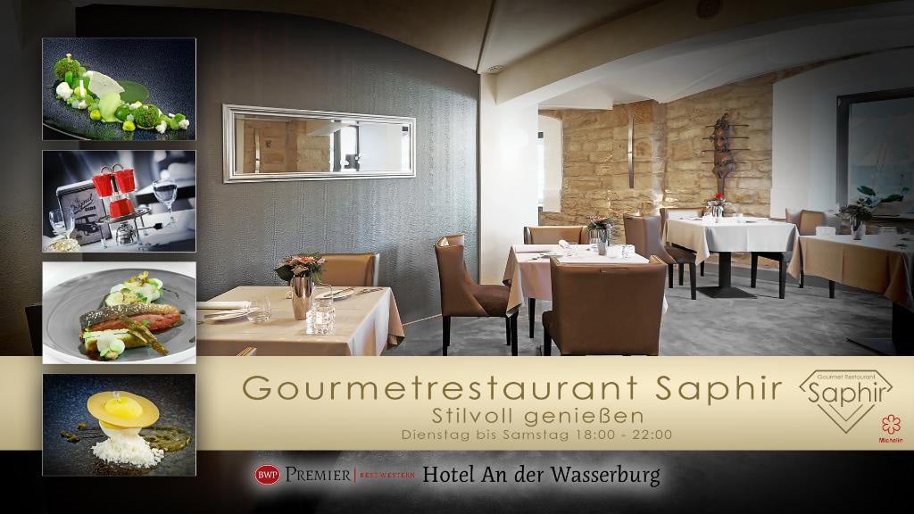 Restaurant Saphir, Hotel an der Wasserburg