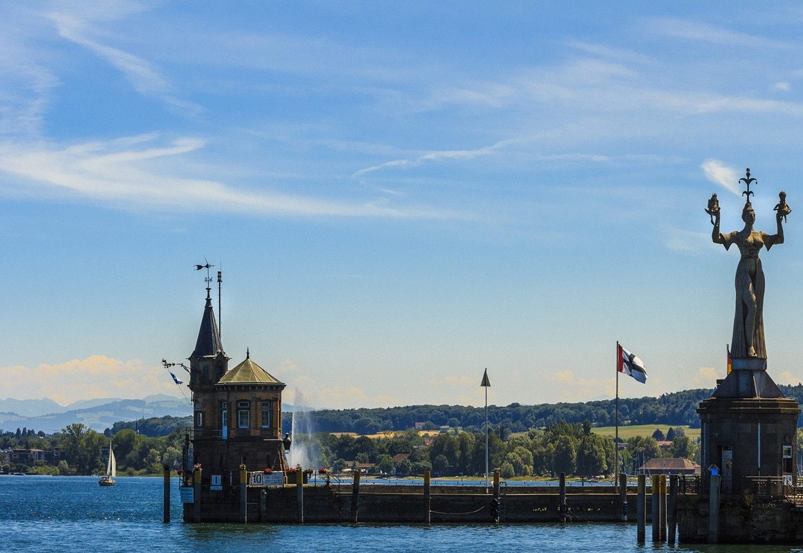Blick auf Konstanz - Bodensee
