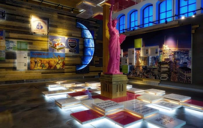 Raum der Ankunft, Auswanderermuseum BallinStadt Hamburg