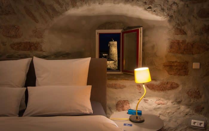 Turmzimmer bei Nacht, Mühlbastei Bautzen