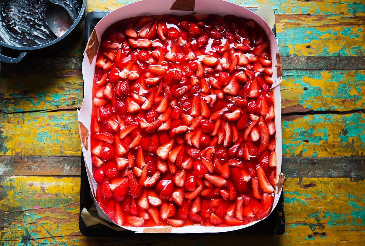 Erdbeeren-Zitronen-Dessert