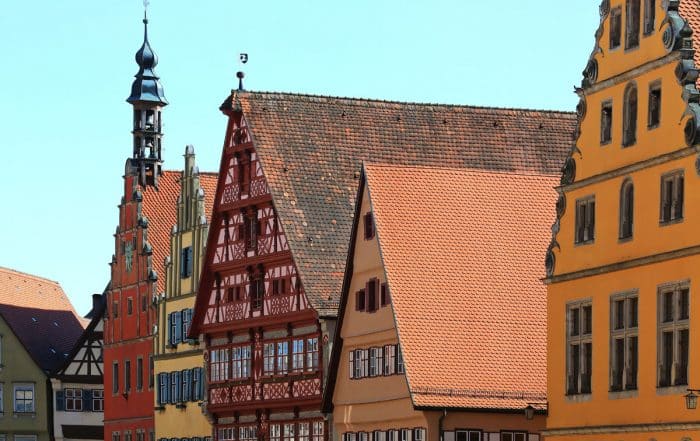 Dinkelsbuehl Haeuserfassaden