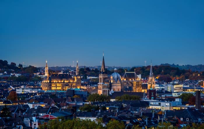 Aachen bei Nacht