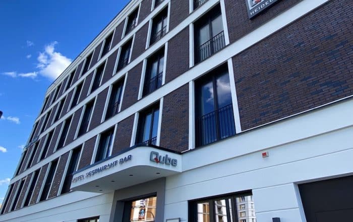 Außenansicht, Qube Hotel Bahnstadt