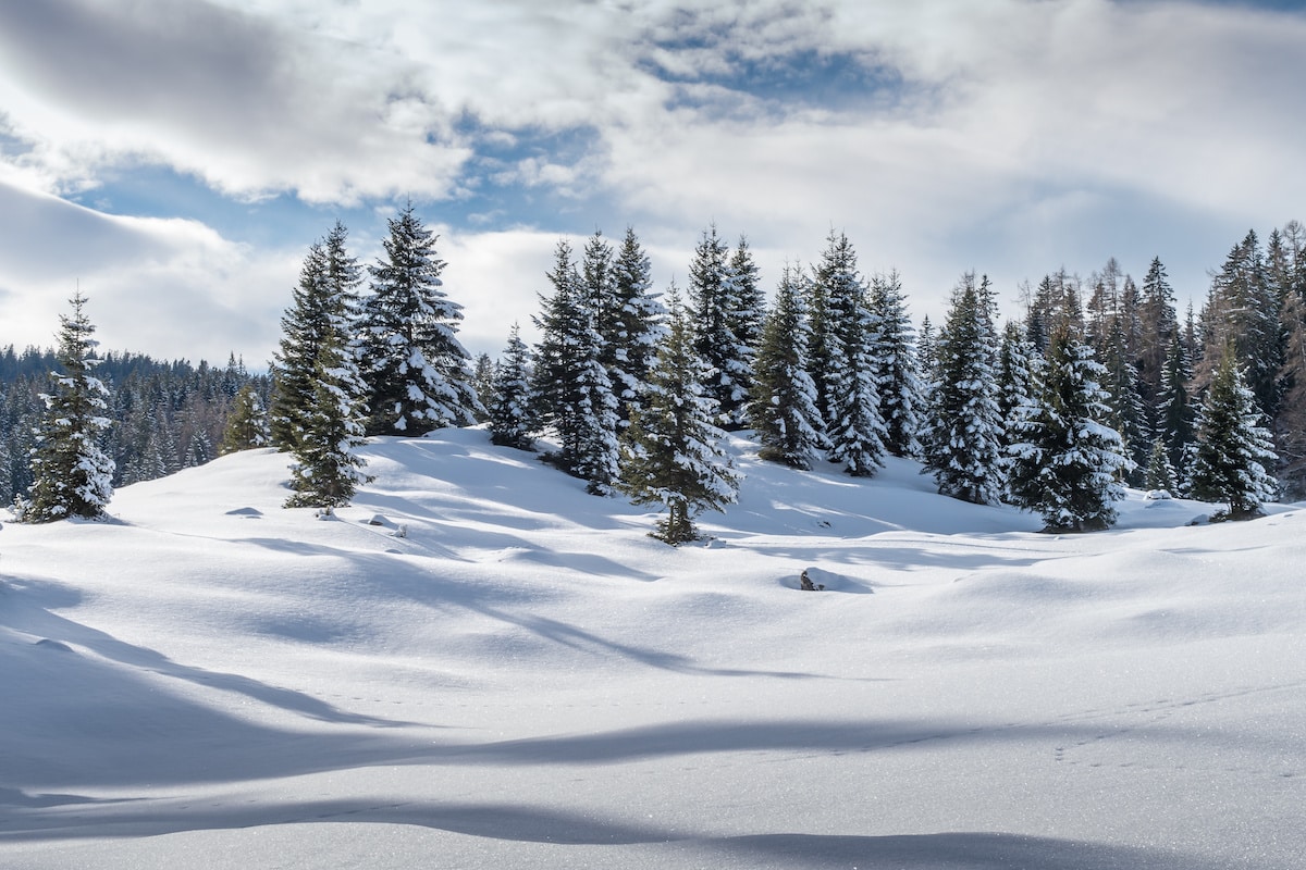 Winterlandschaft bei Reit im Winkl - Winterwanderwege im Chiemgau