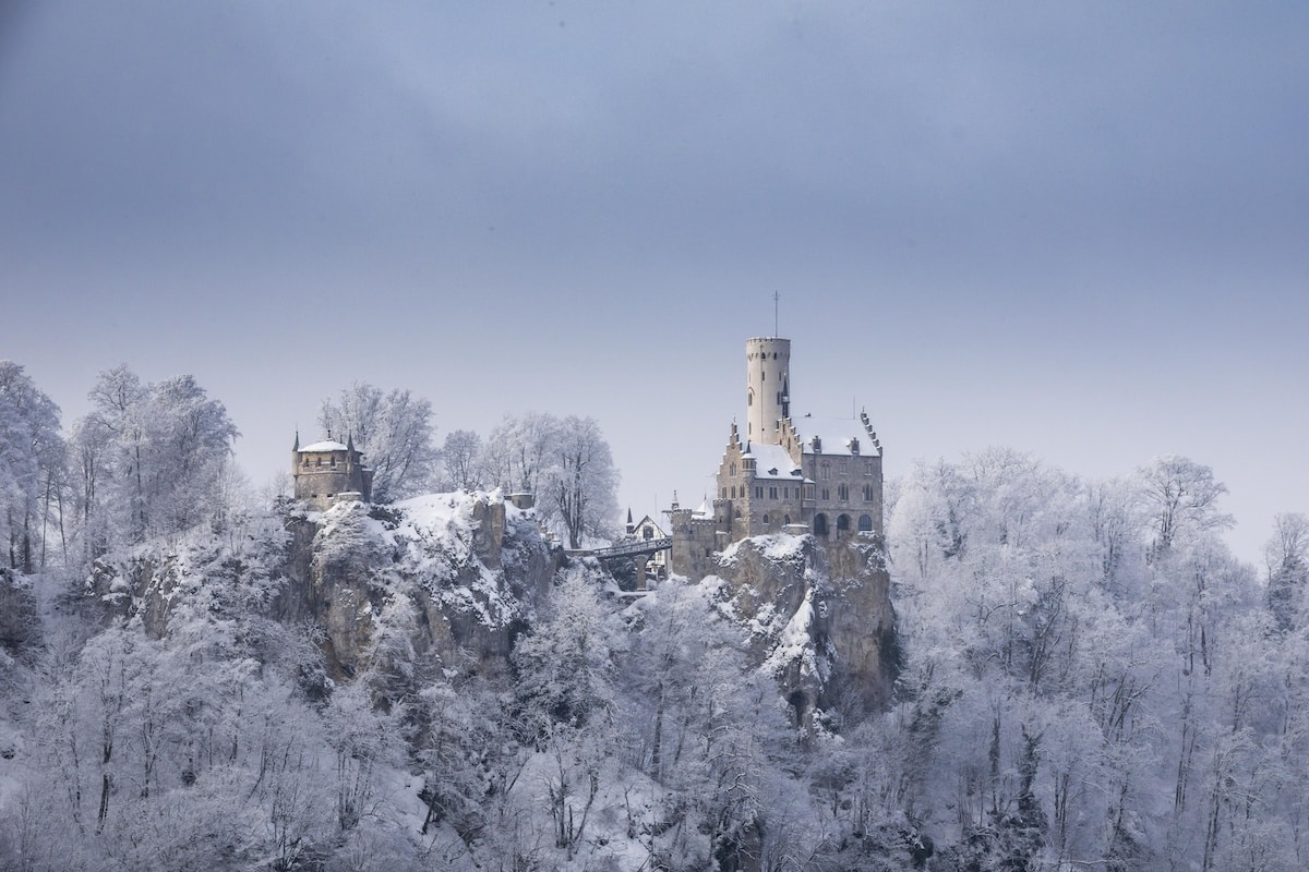Schloss Lichtenstein im Winter - Winterzauber