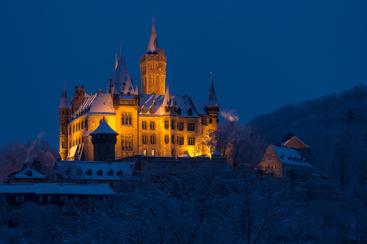 Schloss Wernigerode im Winter - Winterzauber