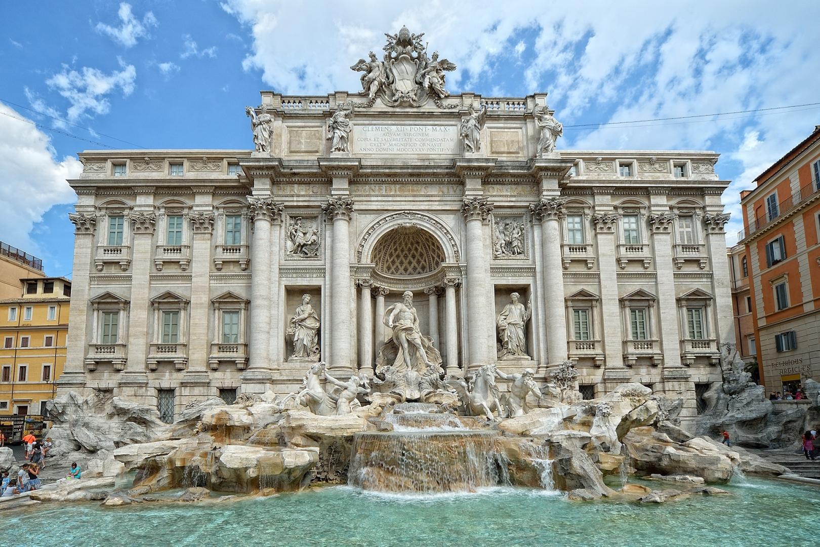 Rom Trevi Brunnen