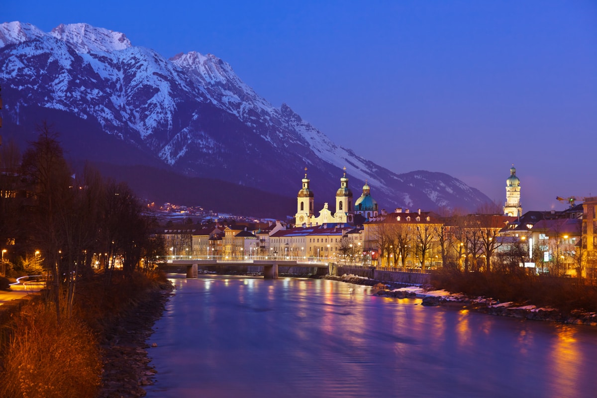 Innsbruck im Winter - die schneereichsten Städte Europas