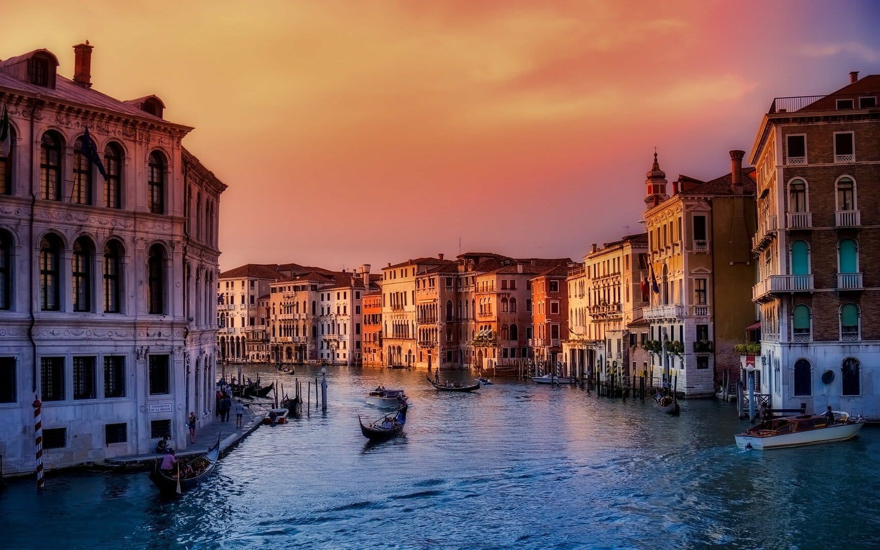 Venedig im Abendrot - Urlaub