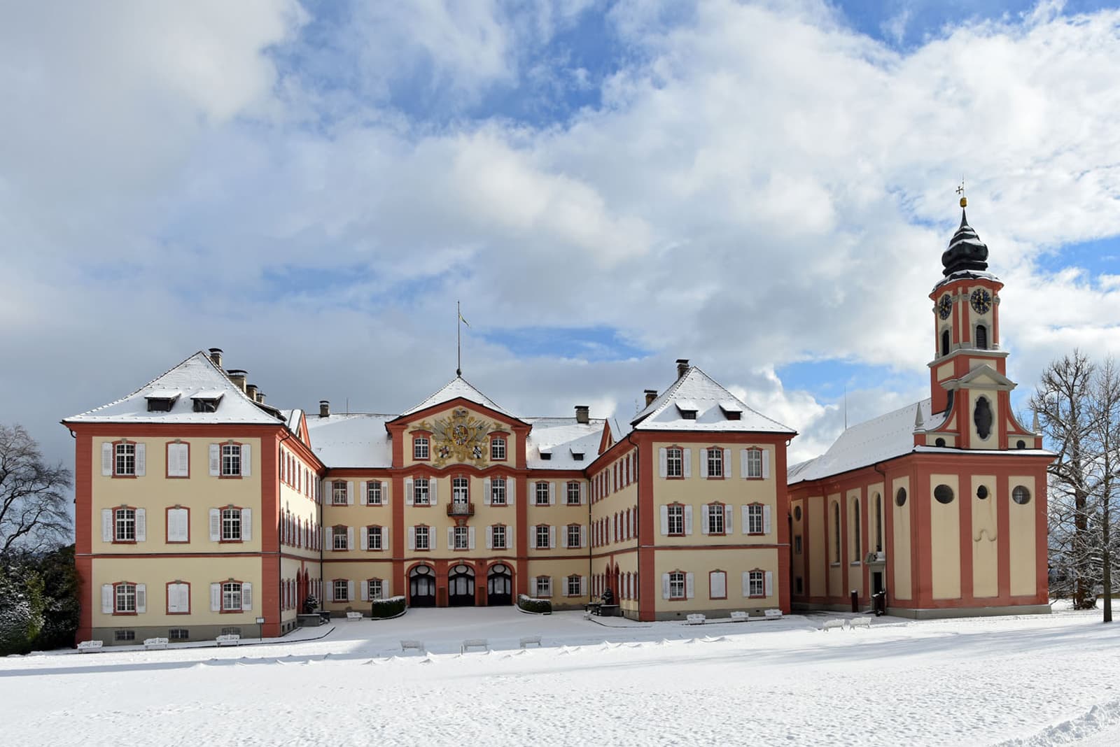 Schloss Mainau im Winter