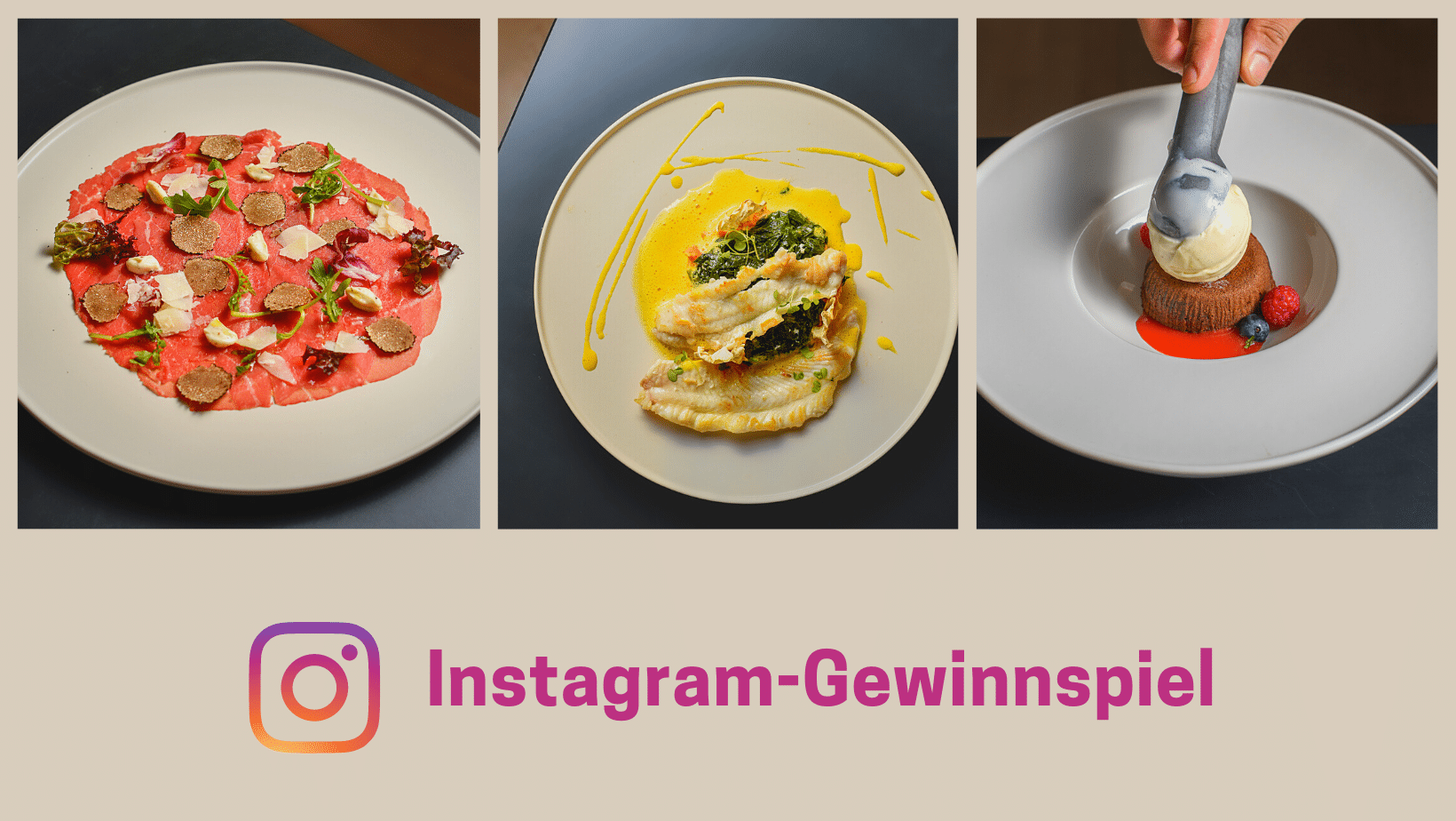 Instagram-Gewinnspiel Restaurantgutschein gewinnen