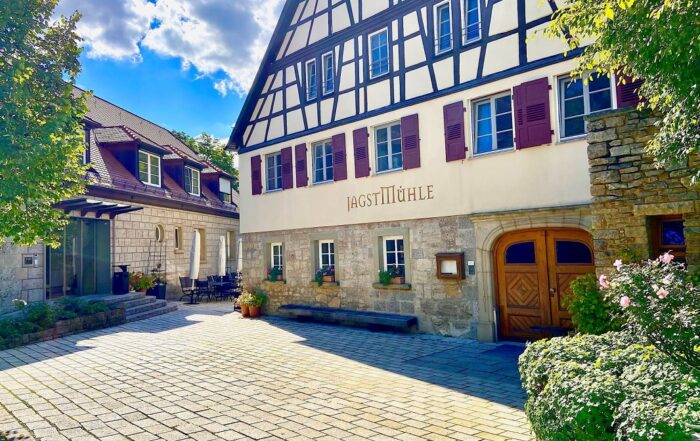 Außenansicht Landgasthof & Hotel Jagstmühle