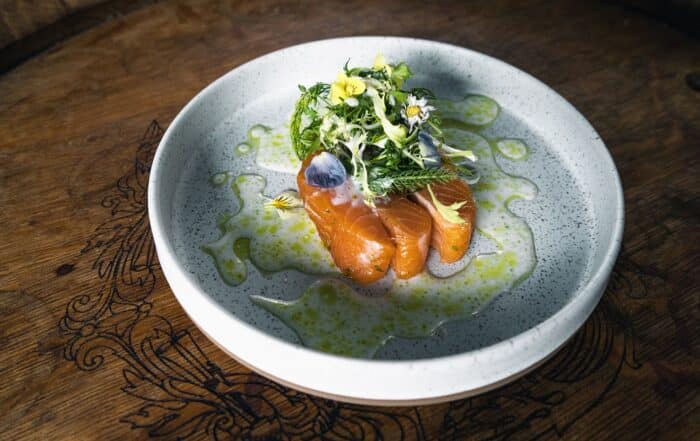 Sascha Stemberg, Foodbild - Gebeizter Saibling