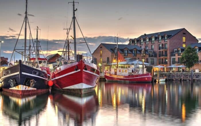 Außenansicht Hafenhotel Meereszeiten Heiligenhafen