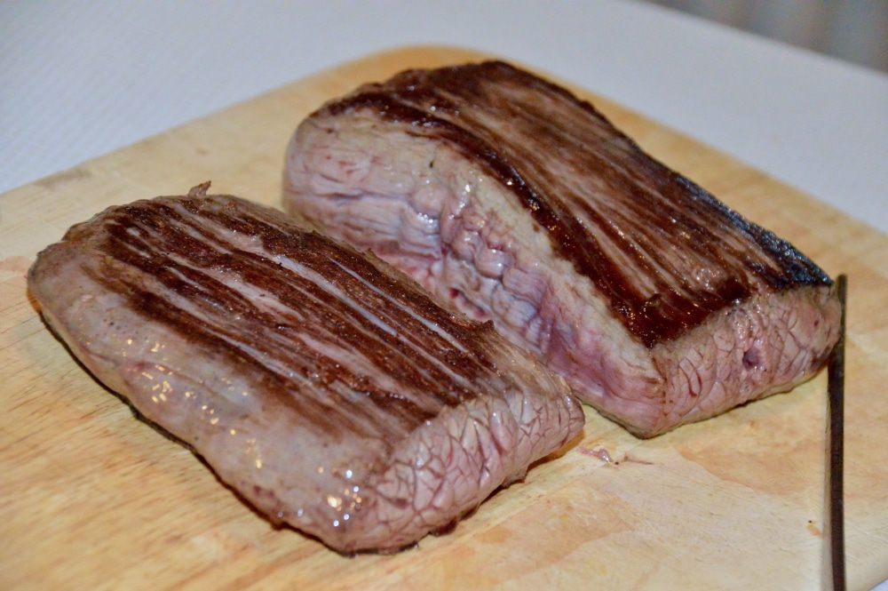 Flank Steaks kurz angebraten