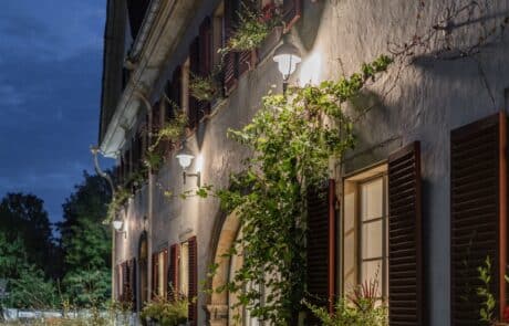 Alte Post Müllheim außen Abend Alte Post Müllheim außen Abend