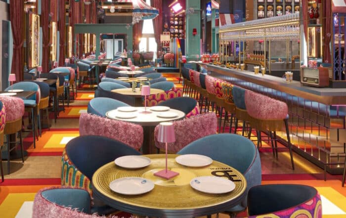 Schlager-Café Düsseldorf, Tische