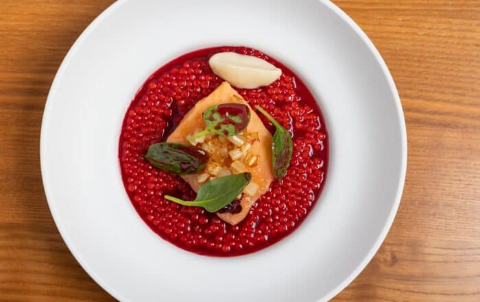 Martin Fauster, Foodbild - geräucherter Saibling