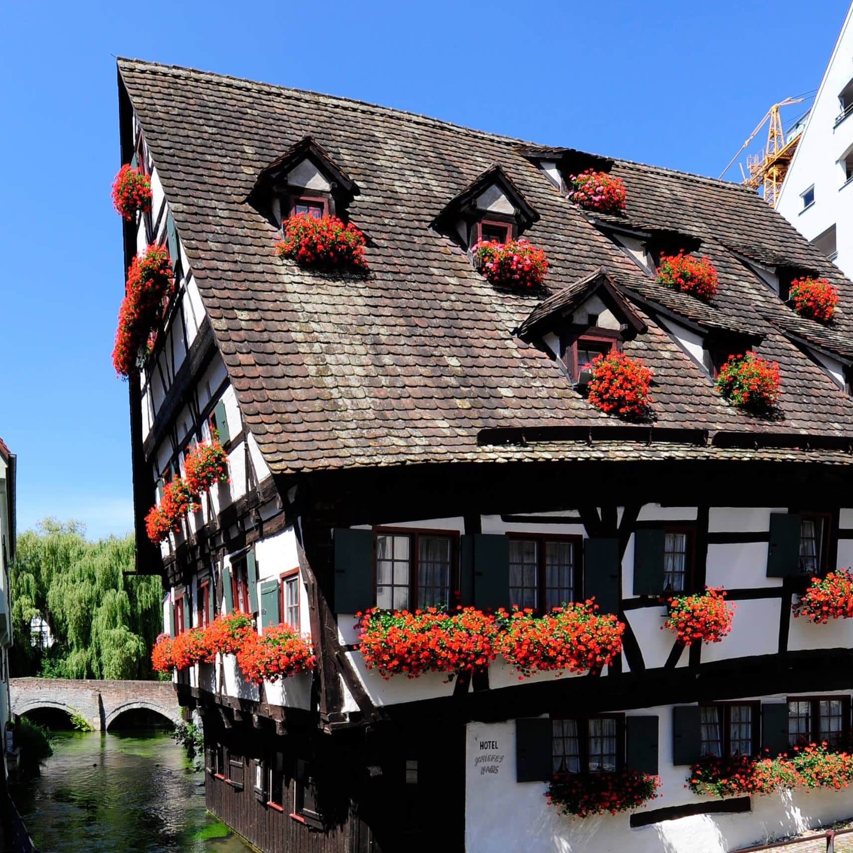 Hotel Schiefes Haus Ulm, außen
