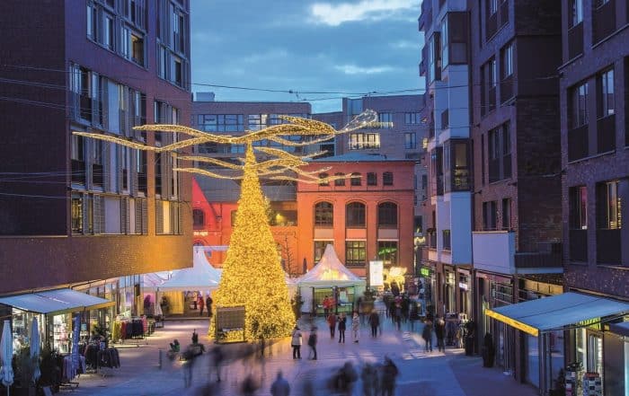 HafenCity Weihnachtsmarkt Übersicht