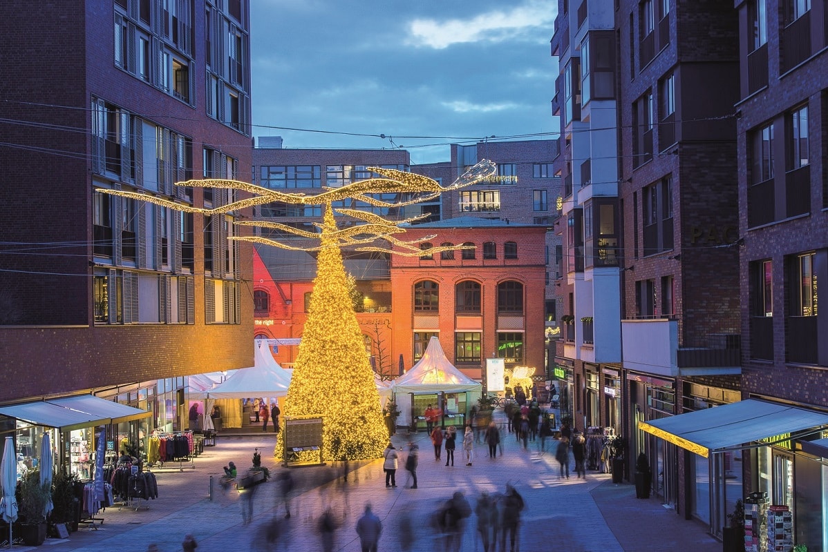 HafenCity Weihnachtsmarkt Übersicht