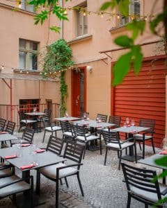 Restaurant Weinlobbyist Berlin, Innenhof