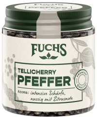 Fuchs Tellicherry-Pfeffer Gewürzglas Fuchs Tellicherry Pfeffer