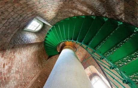 Natureum am Darßer Ort, Wendeltreppe im Leuchtturm