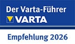 Varta-Führer Empfehlungssiegel 2026 Varta-Führer Empfehlungssiegel 2026