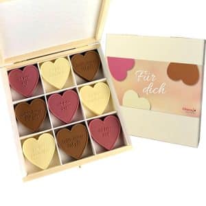 Schoko-Herzen Geschenkbox
