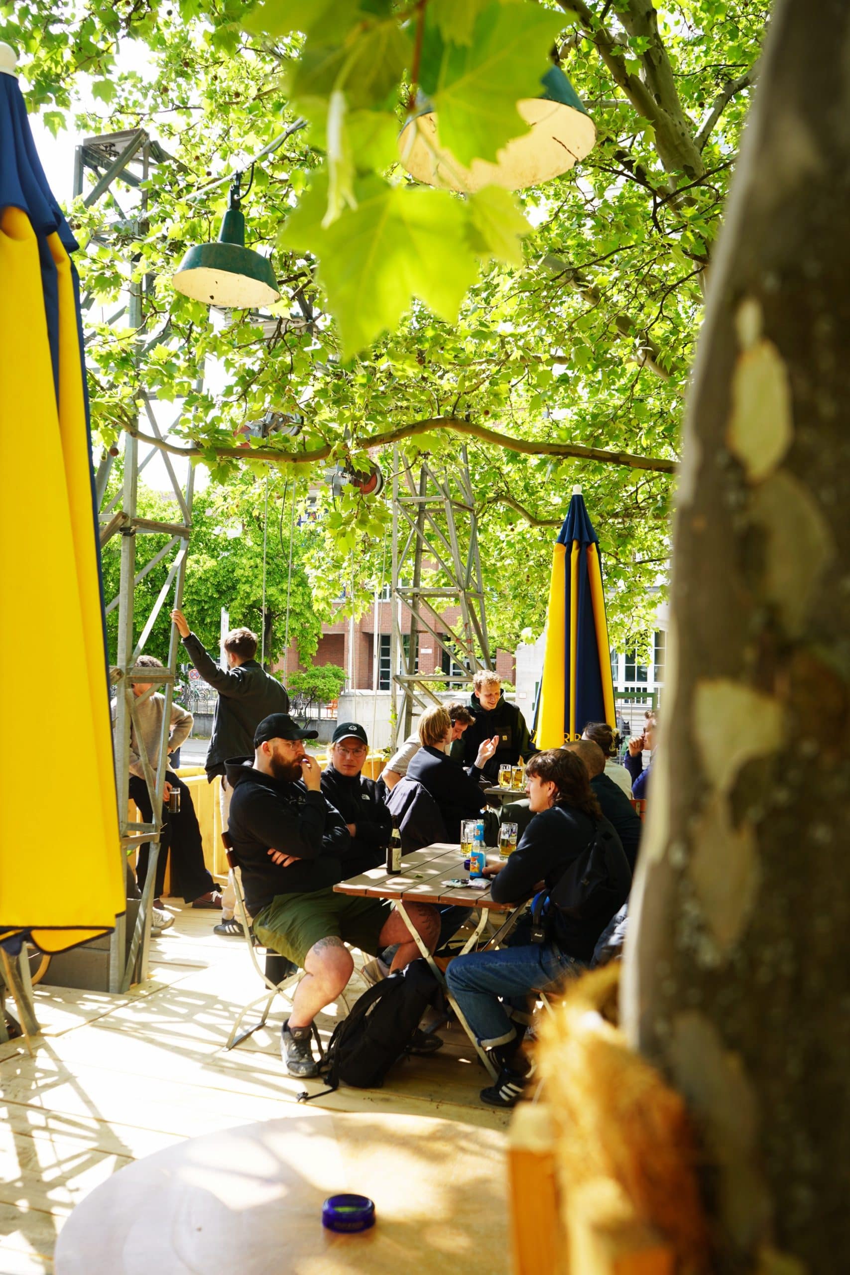 Detailaufnahme Biergarten Das Buchberg in München