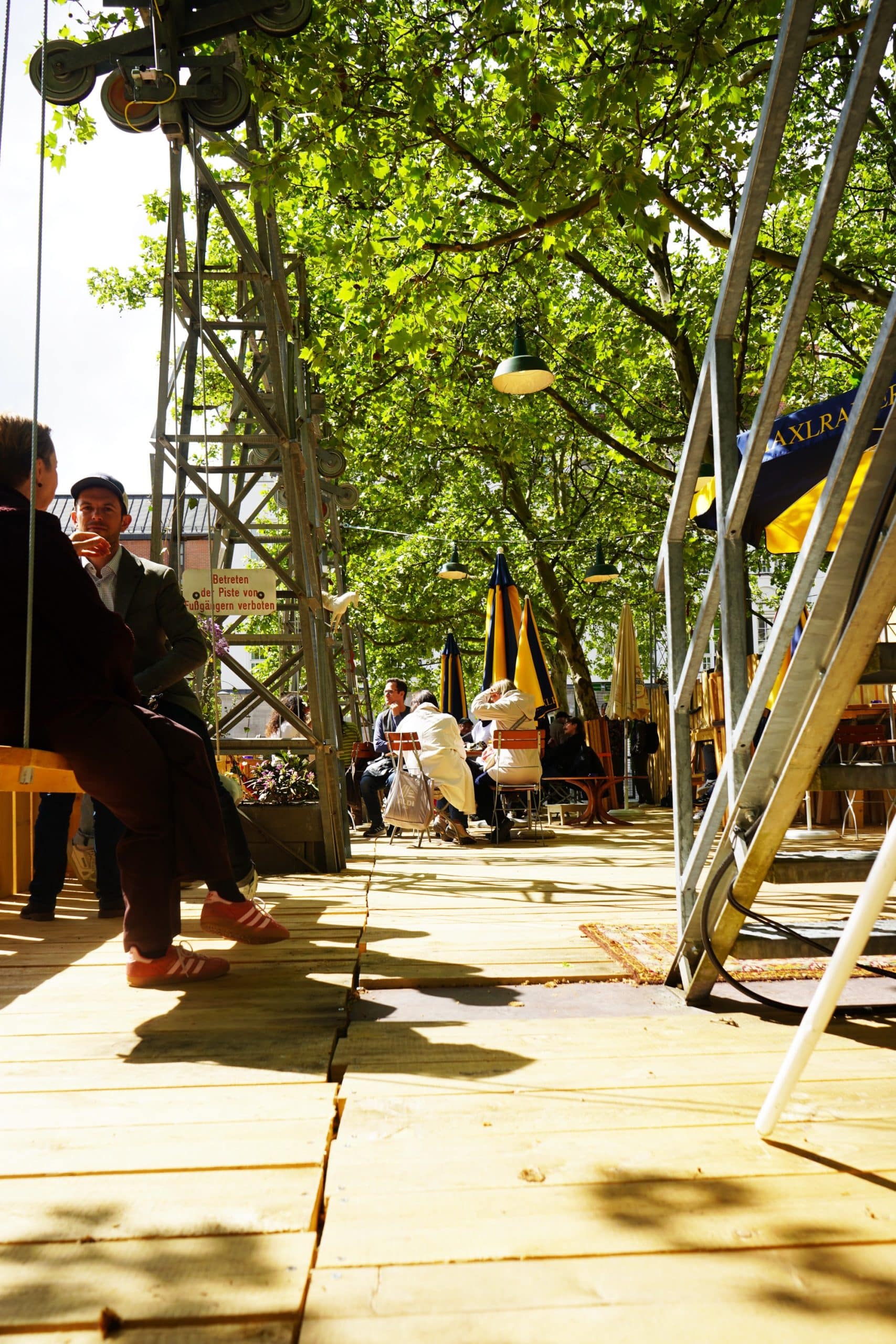 Detailaufnahme Biergarten Das Buchberg in München