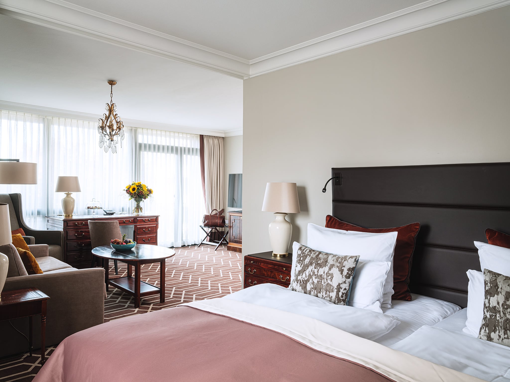 Zimmerbild Fürstenhof Celle Elegant eingerichtetes Zimmer im Landhaus-Stil im Hotel Fürstenhof in Celle