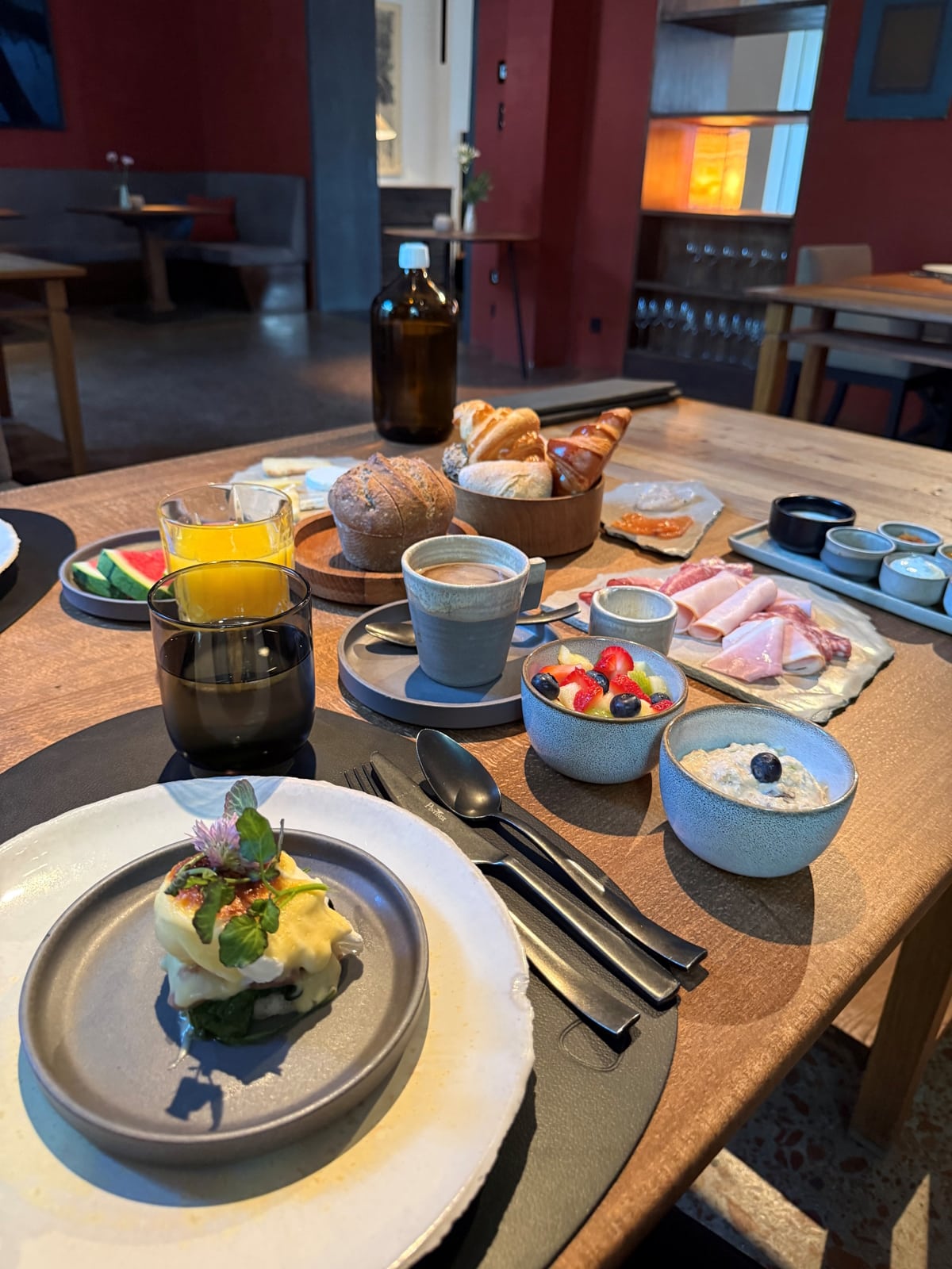 Früstücksauswahl im PURS Andernach
