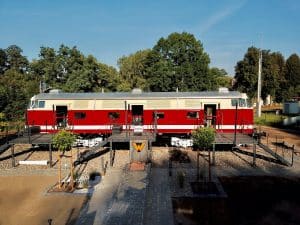 Lok-Hotel Wiesenburg, außen