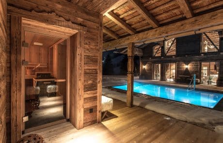 Die Schmiedealm Saalbach, Pool Die Schmiedealm Saalbach, Pool - Chalets Österreich
