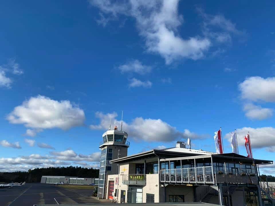 Tower Restaurant Cockpit Trebbin, außen
