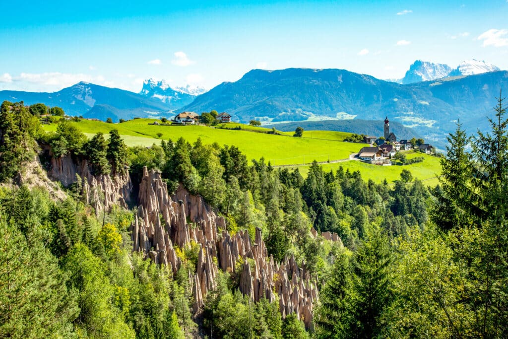 Erdpyramiden bei Ritten in Südtirol