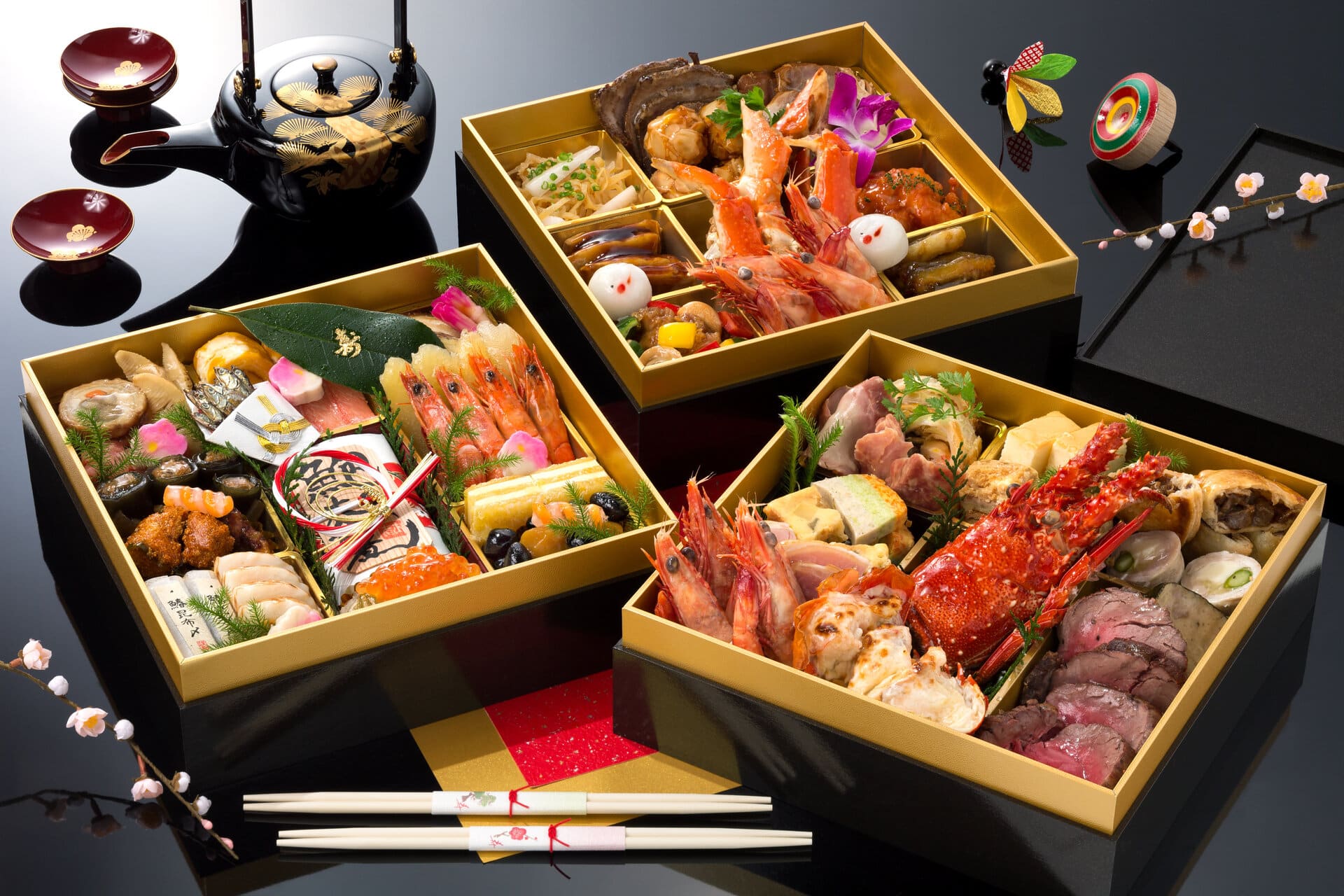 Osechi-Ryori Neujahrsfestmahl in Japan