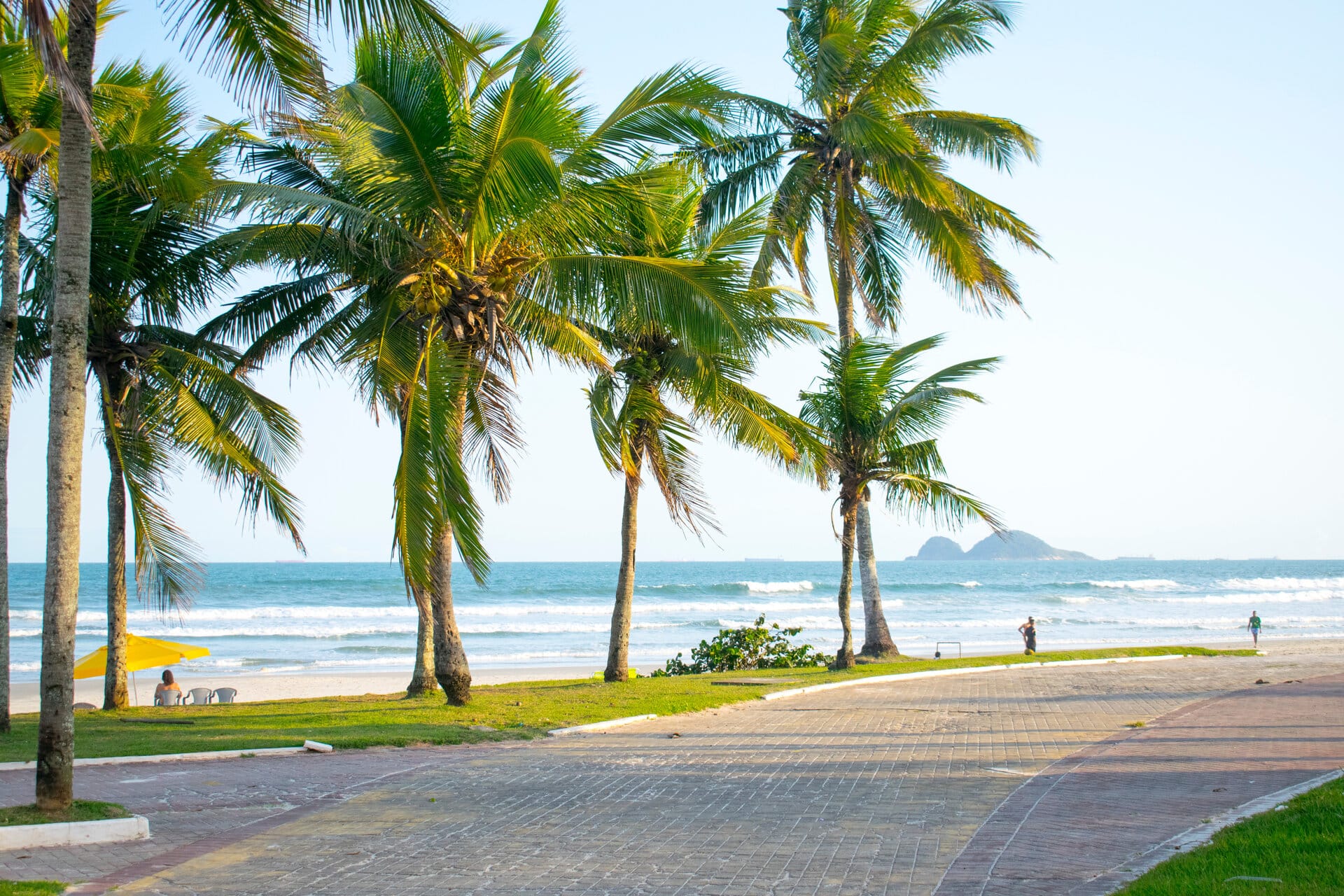 Strandregion bei Guaruja bei Sao Paulo