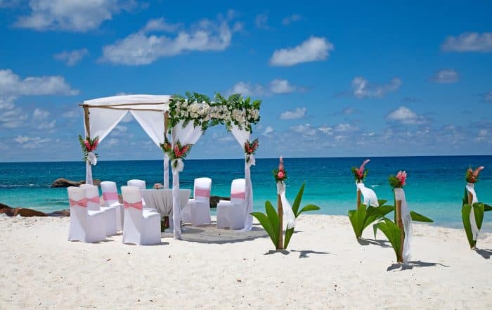 Famous Anse Lazio beach on the Praslin island, Seychelles