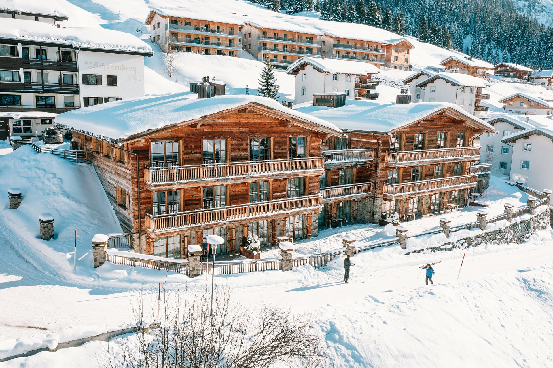Chalet «Residence» Lech, außen - Chalets Österreich