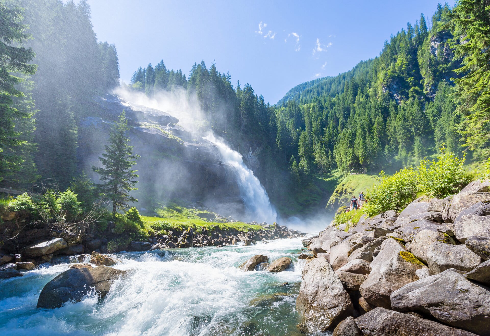 Krimmler Wasserfälle im Nationalpark Hohe Tauern