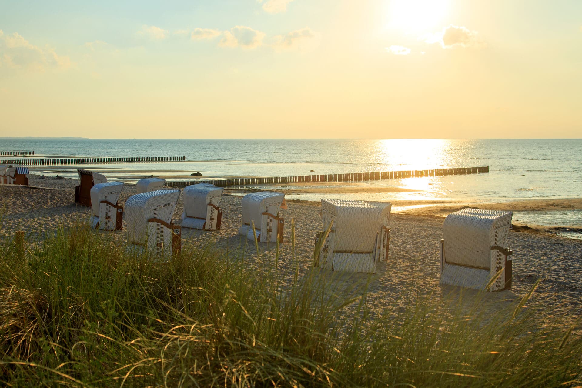 Strandkörbe auf Poel